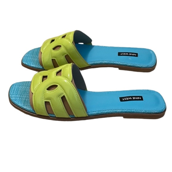 NWOT Nine West Geena Flat Slide Sandals, Size 11M - Picture 8 of 9